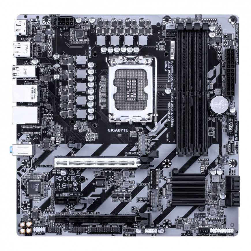 GIGABYTE Q870M D3H mātes plate Intel Q870 LGA 1851 (Socket V1) mikro ATX – 2