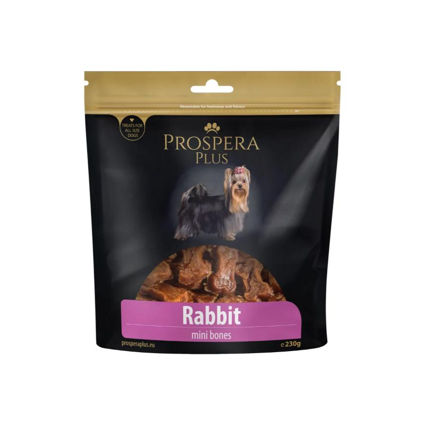 Gardums suņiem – Prospera Plus Rabbit Mini Bones, 230 g