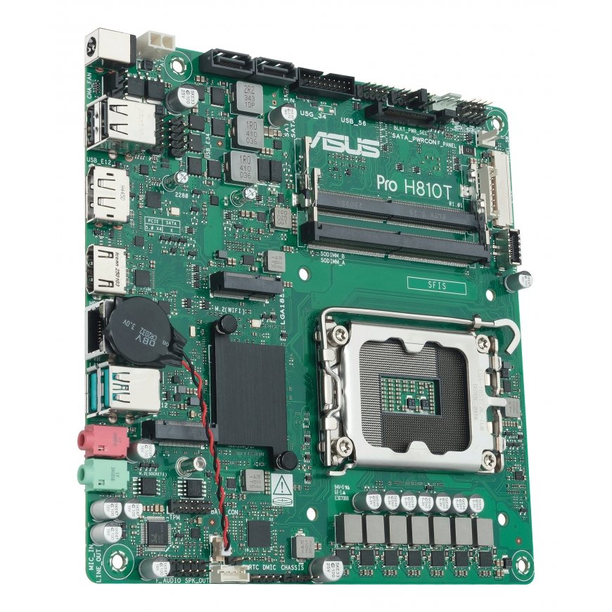 ASUS Pro H810T-CSM Intel H810 LGA 1851 (Socket V1) „mini ITXs“ – 3