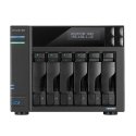 Asustor LOCKERSTOR 6 NAS Desktops Intel® Celeron® N5105 8 GB DDR4 HDD ADM Melns Asustor LOCKERSTOR 6 NAS Desktops Intel® Celeron® N5105 8 GB DDR4 HDD ADM Melns