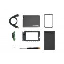 Transcend TS0GSJ25CK3 tallennusaseman kotelo HDD-/SSD-kotelo Harmaa 2.5" Transcend TS0GSJ25CK3 tallennusaseman kotelo HDD-/SSD-kotelo Harmaa 2.5"