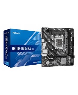 Asrock H610M-HVS/M.2 R2.0 Intel H610 LGA 1700 mikro ATX