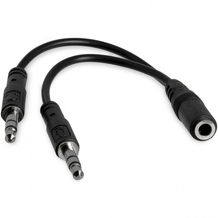 StarTech.com MUYHSFMM аудио кабель 0,13 m 3,5 мм 2 x 3.5mm Черный