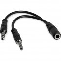 StarTech.com MUYHSFMM аудио кабель 0,13 m 3,5 мм 2 x 3.5mm Черный