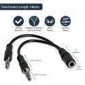 StarTech.com MUYHSFMM audio kabelis 0,13 m 3.5mm 2 x 3.5mm Melns StarTech.com MUYHSFMM audio kabelis 0,13 m 3.5mm 2 x 3.5mm Melns