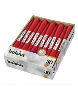 Bolsius Table Candle 245/24mm Red 1pc