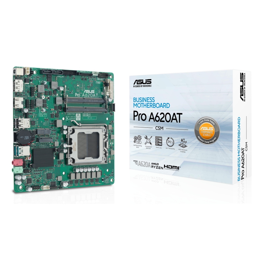 ASUS 90MB1L5M-M0EAYC emolevy AMD A620A Pistoke AM5 Mini ITX – 2