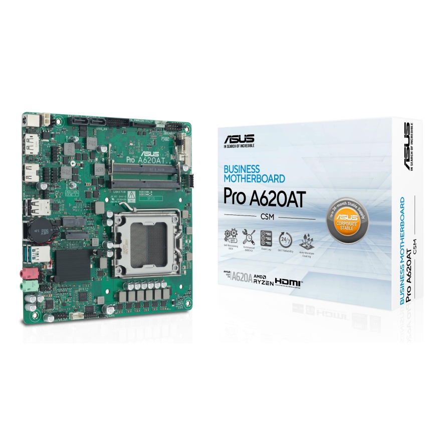 ASUS 90MB1L5M-M0EAYC pagrindinė plokštė AMD A620A AM5 lizdas „mini ITXs“ – 3