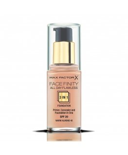 Max Factor Facefinity All Day Flawless 3 in 1 30 ml Pumppudel Vedelik Warm Almond 045