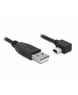 DeLOCK 82683 USB-kaabel USB 2.0 3 m USB A Mini-USB B Must