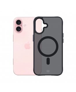 3MK Smoke MagCase mobilo telefonu apvalks 15,5 cm (6.1") Aploksne Pelēks, Caurspīdīgs