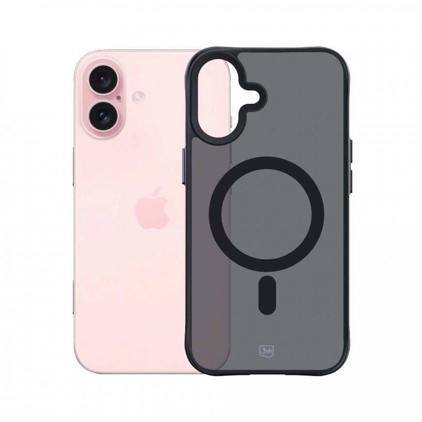3MK Smoke MagCase mobile phone case 15.5 cm (6.1") Cover Grey, Transparent