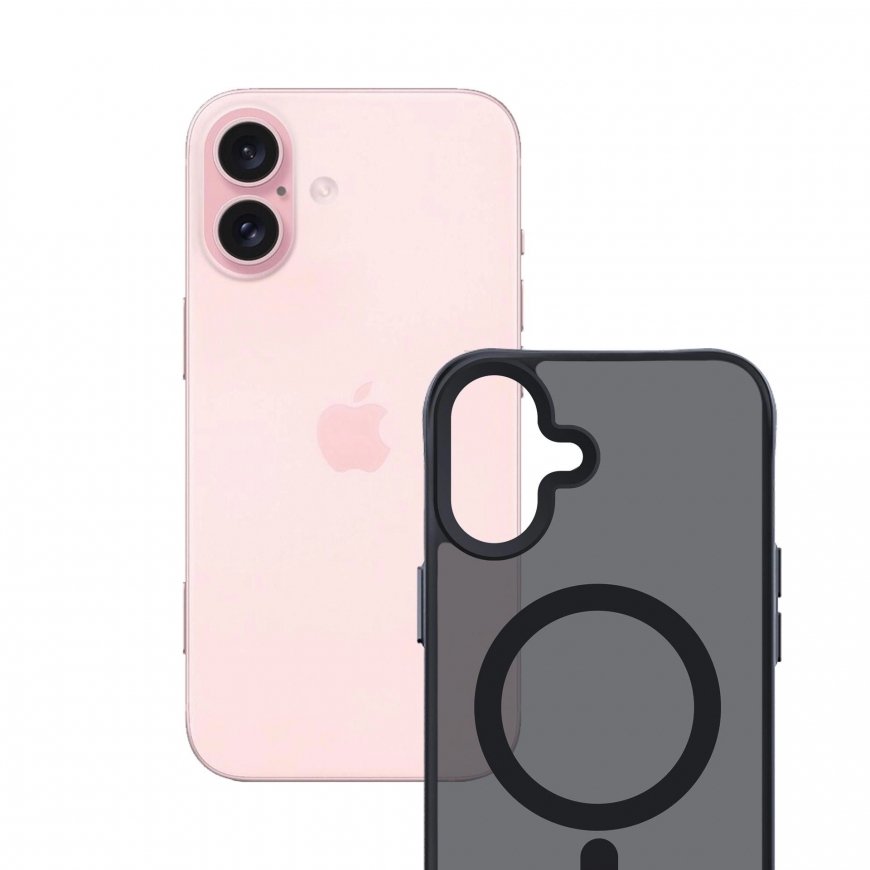 3MK Smoke MagCase mobilo telefonu apvalks 15,5 cm (6.1") Aploksne Pelēks, Caurspīdīgs – 3