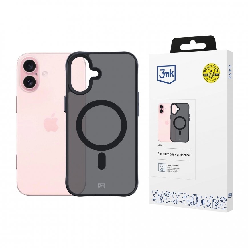 3MK Smoke MagCase mobiiltelefoni ümbris 15,5 cm (6.1") Kate Hall, Läbipaistev – 5