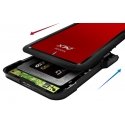 ADATA EX500 HDD/SSD enclosure Black, Red 2.5" ADATA EX500 HDD/SSD enclosure Black, Red 2.5"