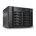 Asustor AS7110T võrkupääsu- ja varundusserver NAS Lauaarvuti Intel® Xeon® 8 GB DDR4 0 TB Must