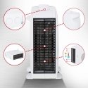Adler AD 7725W electric space heater Indoor White 2000 W Fan electric space heater