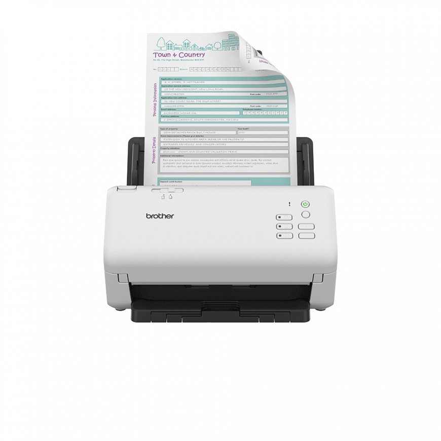 Brother ADS-4300N skanneri ADF-skanneri 600 x 600 DPI A4 musta, Valkoinen
