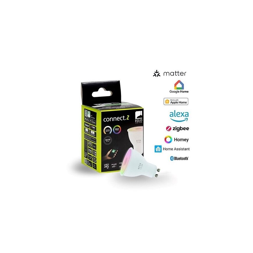 EGLO GU10 LED-Z RINKINYS RGB/CCT 4,9W 420LM OPAL 3
