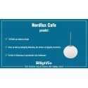 Ceiling lamp Noortrade Nordlux Cafe pendant lamp, E27, 30 cm, white Ceiling lamp Noortrade Nordlux Cafe pendant lamp, E27, 30 cm, white