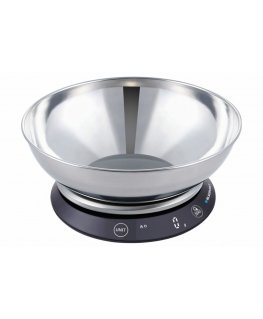 Blaupunkt FKS602 kitchen scale Black, Stainless steel Round Electronic kitchen scale