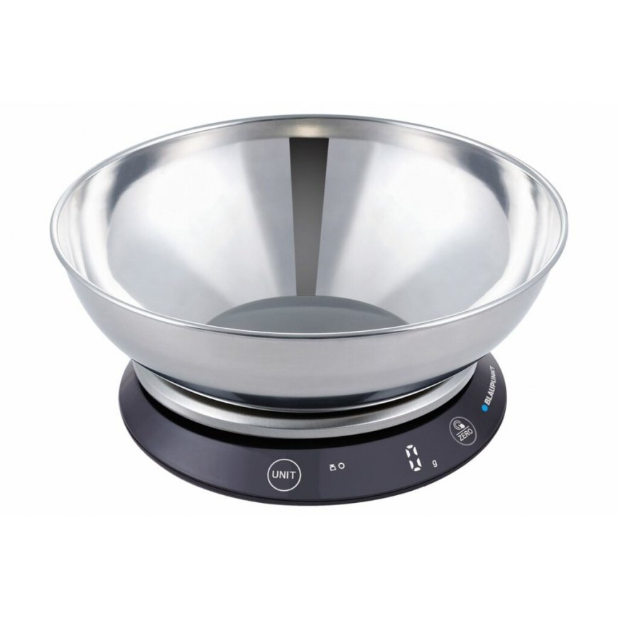 Blaupunkt FKS602 kitchen scale Black, Stainless steel Round Electronic kitchen scale