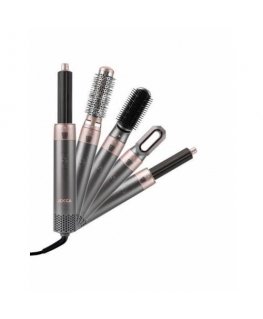 Hair Dryer Multifunctional Hair Brush Jocca 2412 Black/Pink
