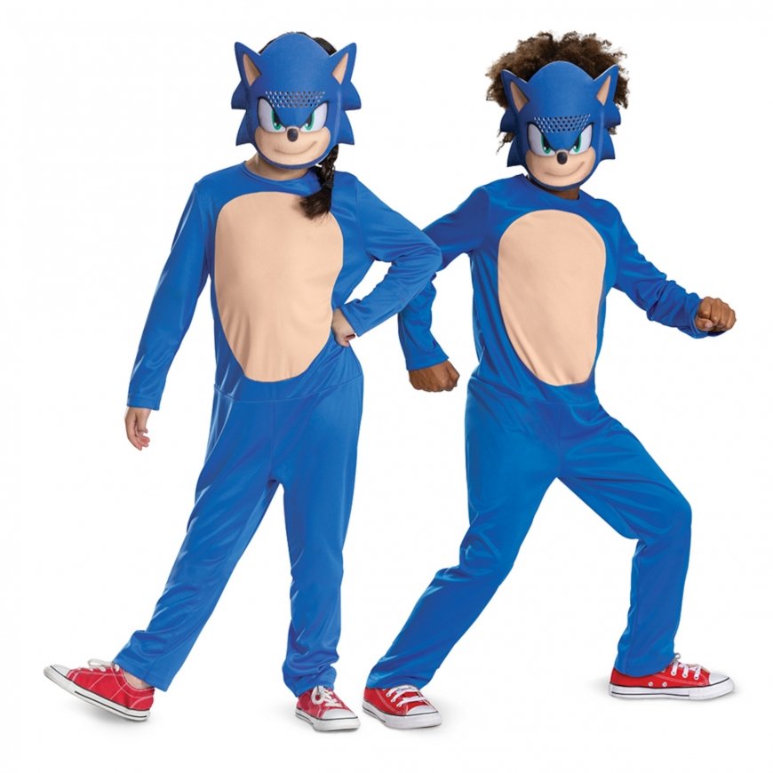 Sonic the Hedgehog - lastenkostyyri 3 - 109 - 126 cm, 4-6 vuotta – 2