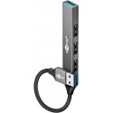 Goobay 74456 interface hub USB 3.2 Gen 1 (3.1 Gen 1) Type-A 5000 Mbit/s Light grey