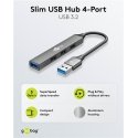 Goobay 74456 keskitin USB 3.2 Gen 1 (3.1 Gen 1) Type-A 5000 Mbit/s Vaaleanharmaa Goobay 74456 keskitin USB 3.2 Gen 1 (3.1 Gen 1) Type-A 5000 Mbit/s Vaaleanharmaa