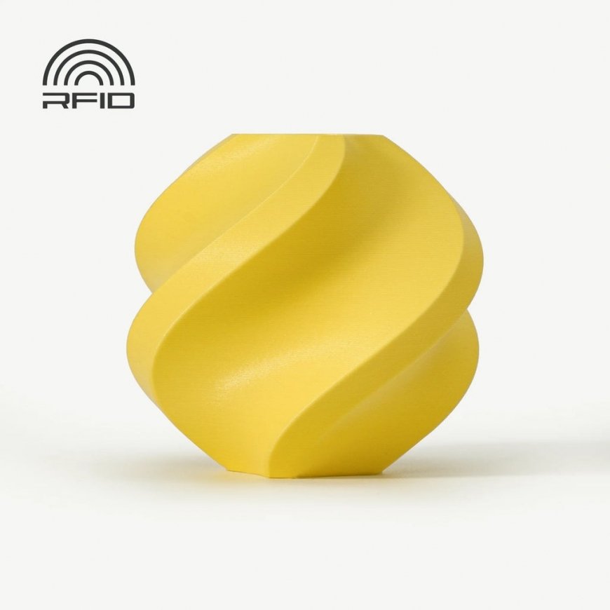 Bambu Lab PLA matt plastmass 1.75mm 1kg – kaasas paljude korduvkasutatavate rullide – Sidruni Kollane