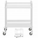 Steinberg Systems laboratorinis kosmetinis gydymo vežimėlis, pagamintas iš plieno, 2 lentynos, 73 x 44 x 86 cm, 20 kg. Steinberg Systems laboratorinis kosmetinis gydymo vežimėlis, pagamintas iš plieno, 2 lentynos, 73 x 44 x 86 cm, 20 kg.