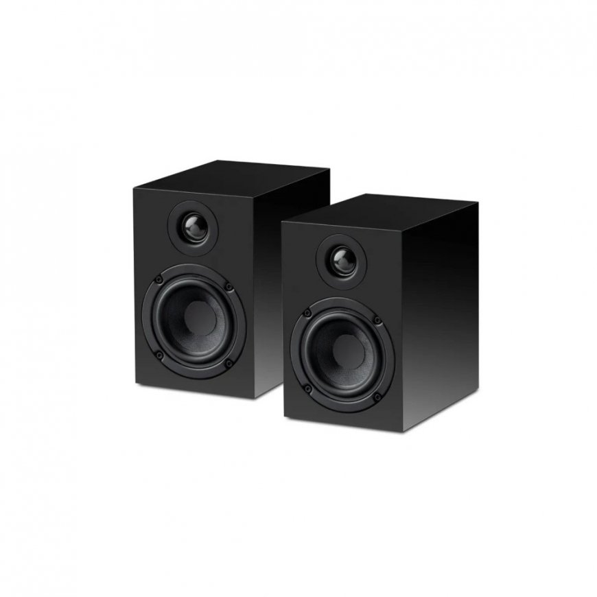 Pro-Ject Speaker Box 3 E Amplifier - 2-way bookshelf speaker system - color black glossy