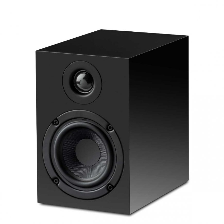 Pro-Ject Speaker Box 3 E Amplifier - 2-way bookshelf speaker system - color black glossy – 2