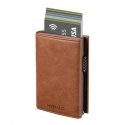 MYBALO Carryx Folding Wallet with Retractable Card Holder, Brown MYBALO Carryx Folding Wallet with Retractable Card Holder, Brown