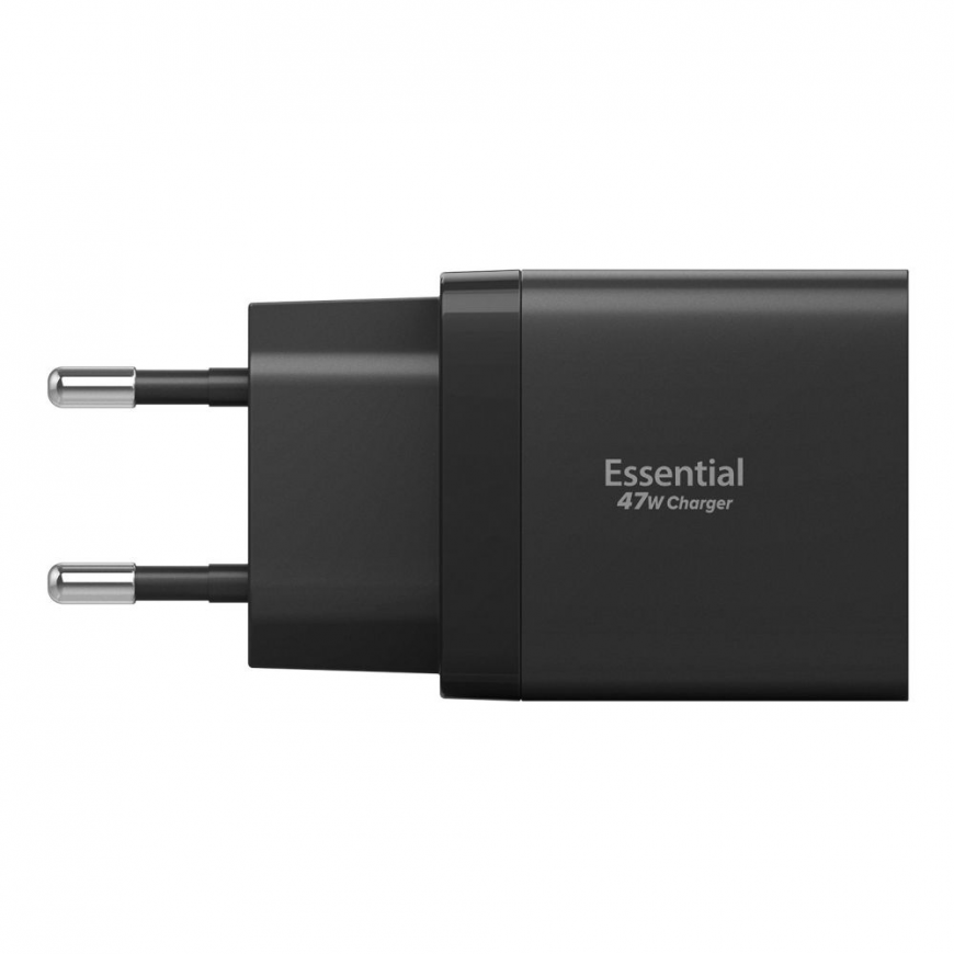 SPIGEN ESSENTIAL EE472EU 2-PORT NETWORK CHARGER 47W BLACK – 3