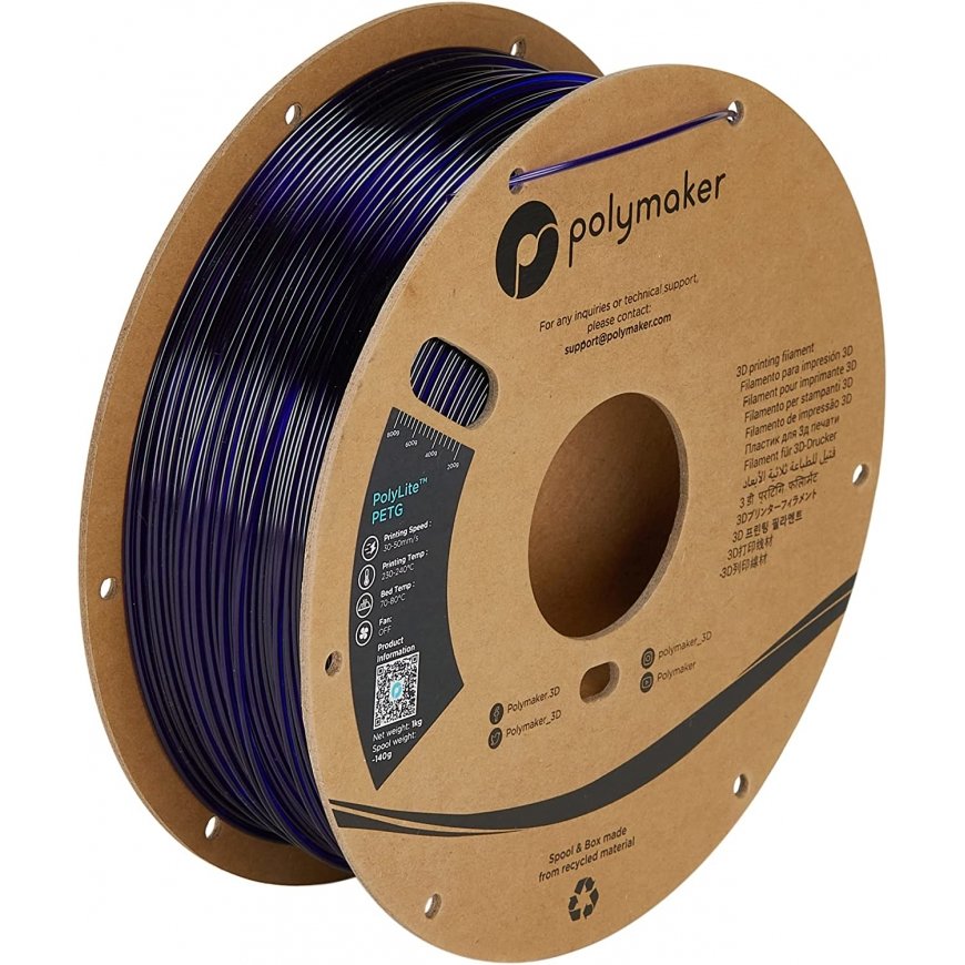 Polymaker PB01032 печатный материал для 3D-принтеров Полиэтилентерефталатгликоль (ПЭТГ) Синий, Полуп