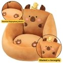 Lean Toys Jumping Ball Growing Plush Capybara Brown Pump 50 cm Lean Toys Jumping Ball Growing Plush Capybara Brown Pump 50 cm