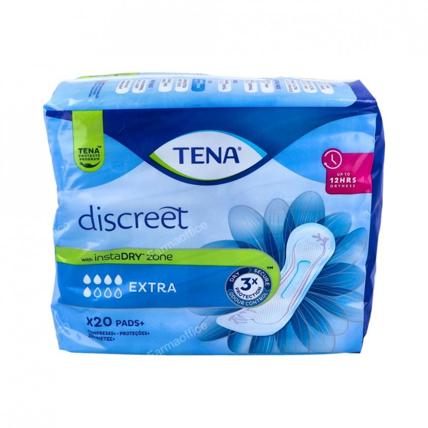 Tena Discreet Extra 20 tk tavalised padjad ilma tiibadeta
