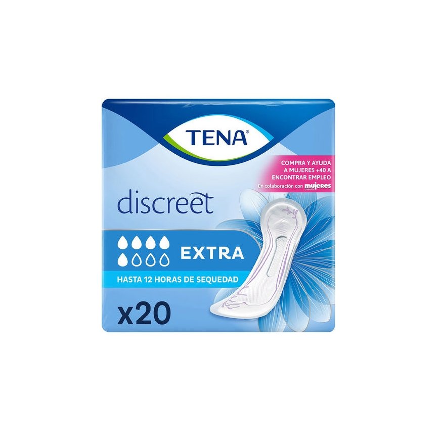 Tena Discreet Extra Regular Incontinence Pads Without Wings, 20 pcs. – 2