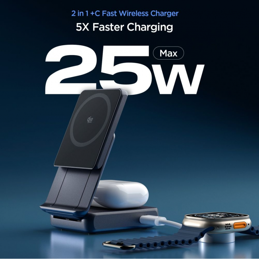 SPIGEN ESSENTIAL EF302MOQ Qi2.2 2IN1 MAGNETIC MAGSAFE WIRELESS C – 3