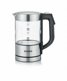 Severin WK 3458 vedenkeitin 0,5 L 1100 W musta, Läpinäkyvä