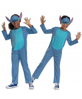 Disney Lilo&Stitch kostīms ziemassvētku svinēšanai Stitch kostīms un maska 109 - 126 cm (5-6 gadi)