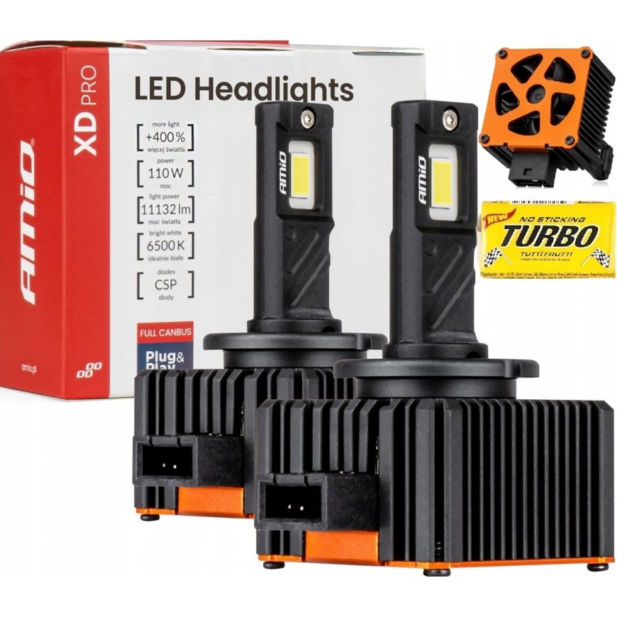 Led-autonlampu xd pro d1s d1r full canbus amio-04679 – 2