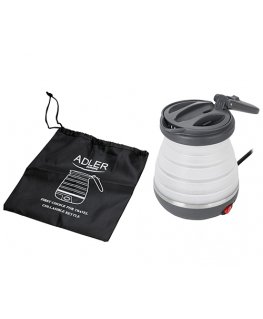 Adler AD 1279 elektrinis virdulys 0,6 L 750 W Juoda, Balta