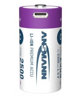Ansmann 1313-0004 household battery Rechargeable battery C Lithium-Ion (Li-Ion)