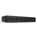 Lindy 43228 keskitin USB 3.2 Gen 1 (3.1 Gen 1) Type-A 5000 Mbit/s musta Lindy 43228 keskitin USB 3.2 Gen 1 (3.1 Gen 1) Type-A 5000 Mbit/s musta