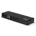 Lindy 43228 keskitin USB 3.2 Gen 1 (3.1 Gen 1) Type-A 5000 Mbit/s musta Lindy 43228 keskitin USB 3.2 Gen 1 (3.1 Gen 1) Type-A 5000 Mbit/s musta