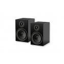 Vahvistin Pro-Ject Speaker Box 5 E - 2-tie kanava hyllykaiuttimien järjestelmä - väri musta kiiltävä Vahvistin Pro-Ject Speaker Box 5 E - 2-tie kanava hyllykaiuttimien järjestelmä - väri musta kiiltävä