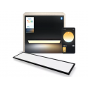 Philips Hue Aurelle rectangular panel light, Black, 120 x 30 cm Philips Hue Aurelle rectangular panel light, Black, 120 x 30 cm